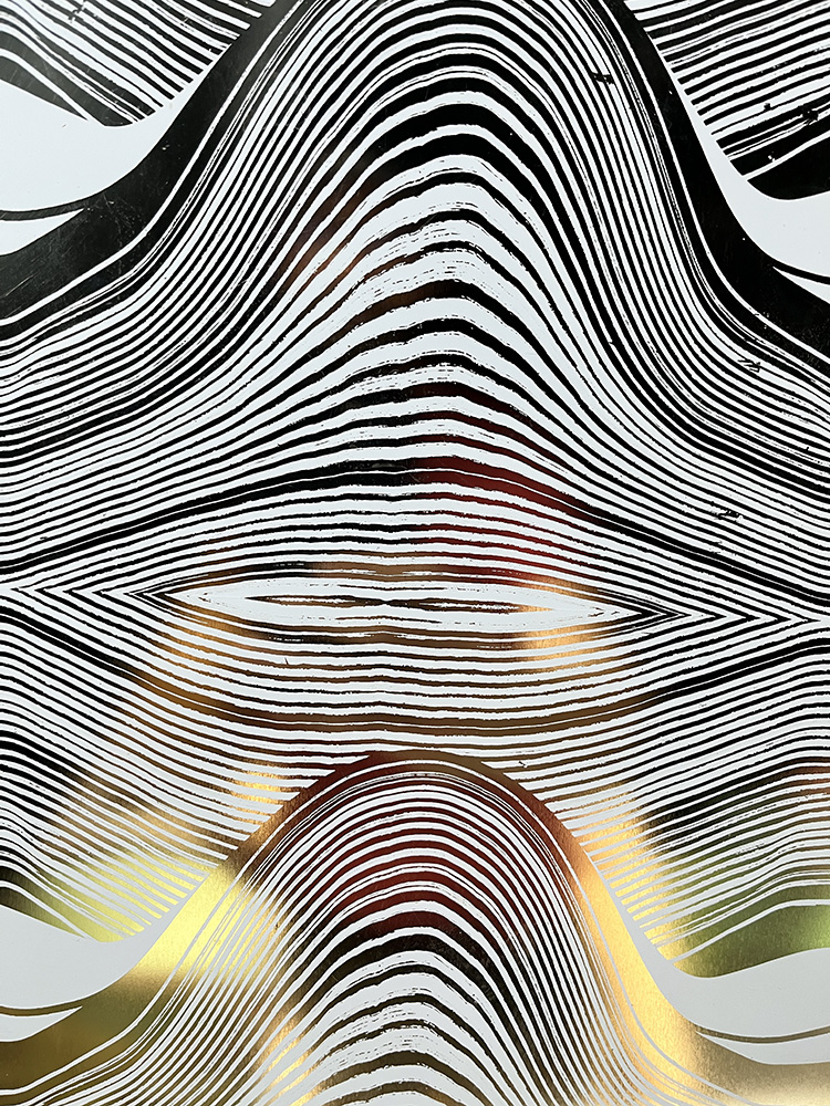 Jenny bell Abstract Paused screen print 12