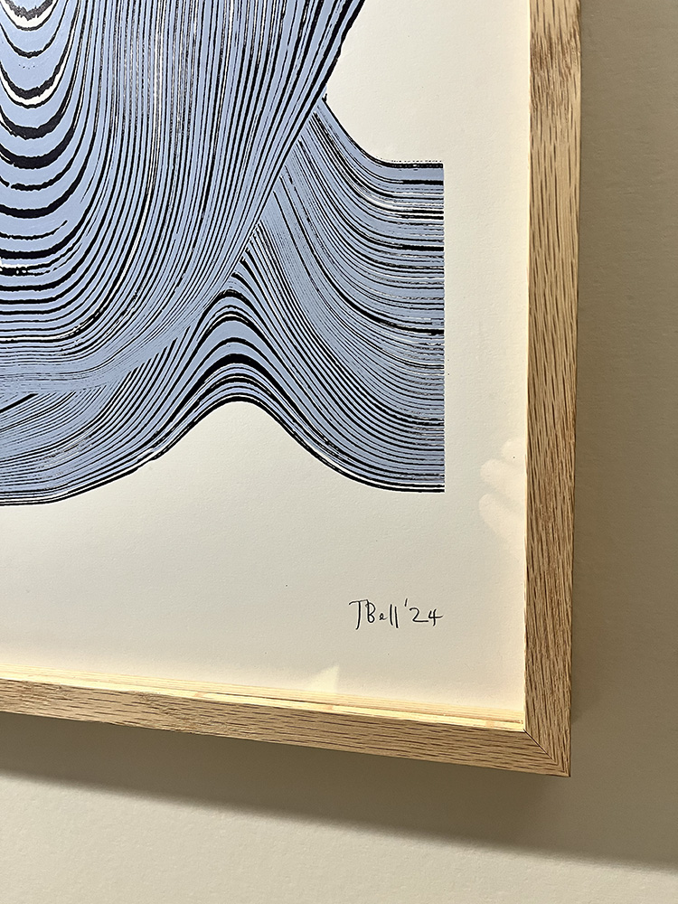 Jenny bell Abstract Paused screen print 14