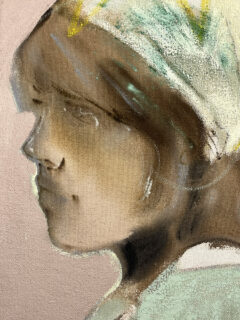 Marcelina Amelia girl original painting 01