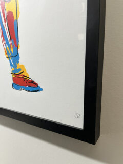 John BoothPoster boy screen print framed03