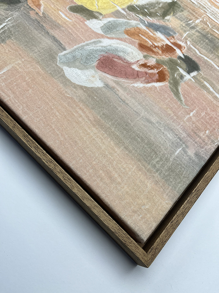 Valeska Hykel_flower still life_monoprint on canvas18