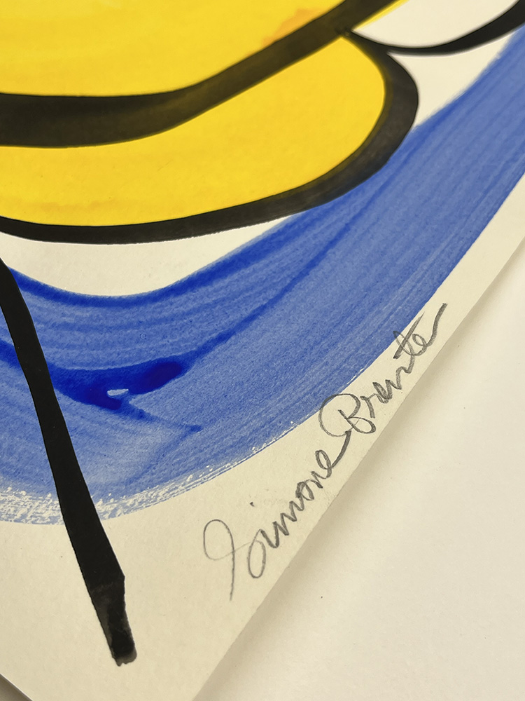 simone brewsterPainted studyOriginal Art 16