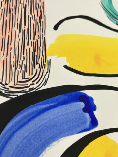 simone brewsterPainted studyOriginal Art 17