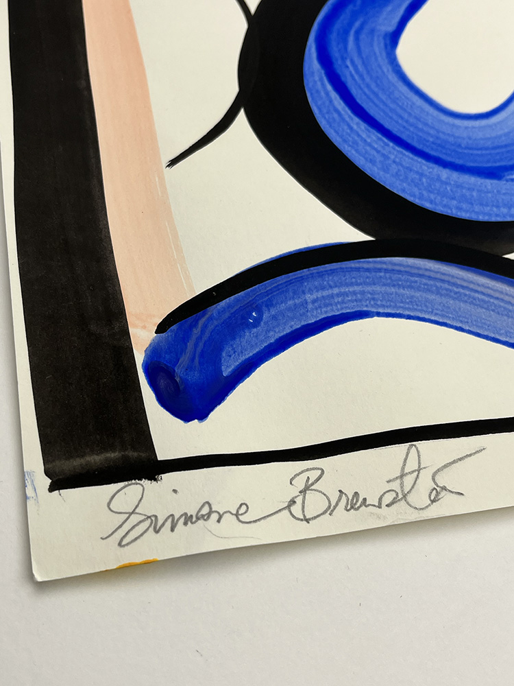 simone brewsterPainted studyOriginal Art 20