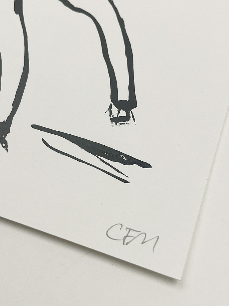 Caitlin Flood-Molyneux Ready cowboy screen print 01