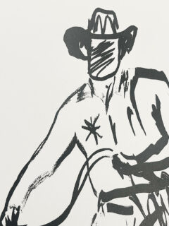 Caitlin Flood-Molyneux Ready cowboy screen print 03