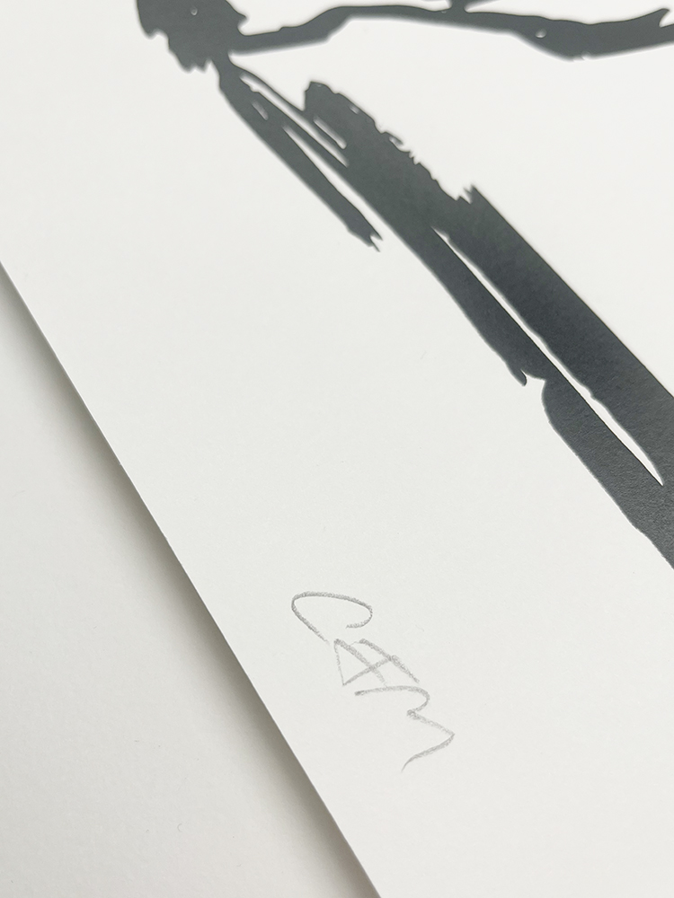 Caitlin Flood-Molyneux cowboy in pursuit screen print 02