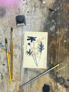 Caroline Tomlinson original art relief ink 01