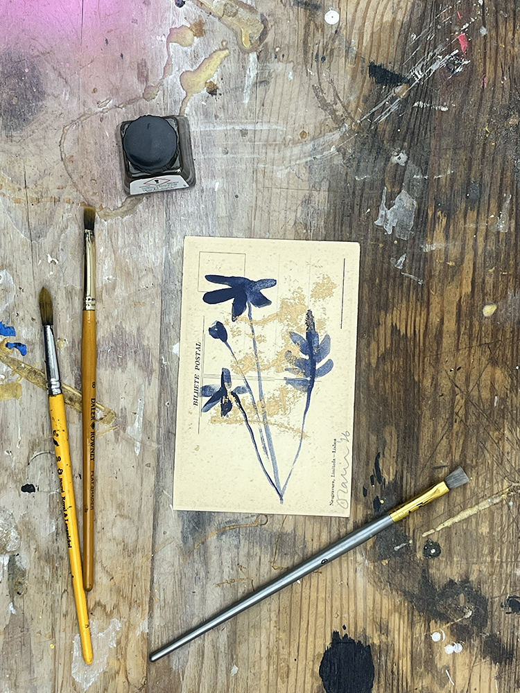 Caroline Tomlinson original art relief ink 01