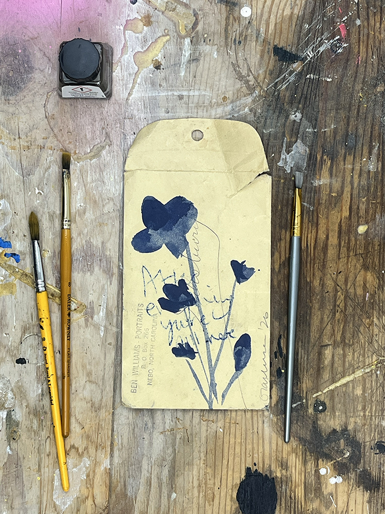 Caroline Tomlinson original art relief ink 02