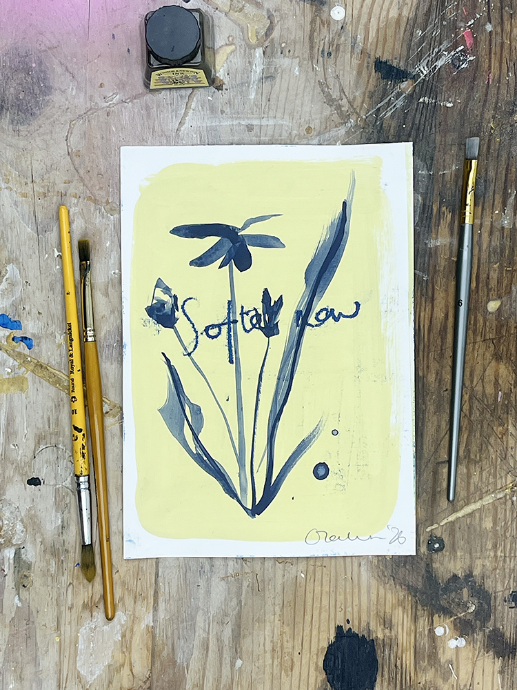 Caroline Tomlinson original art relief ink 07