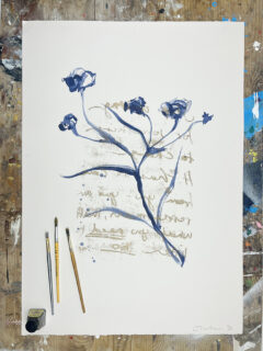 Caroline Tomlinson original art relief ink 20