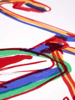 Alex Evens A bike around screen print 04