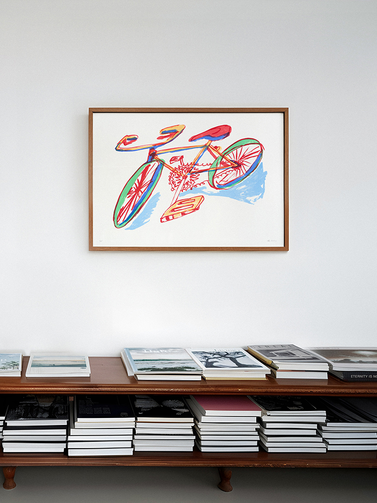 Alex Evens A bike around screen print 05