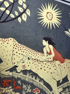 Ruth Blanke gold Screen print on metal leaf02