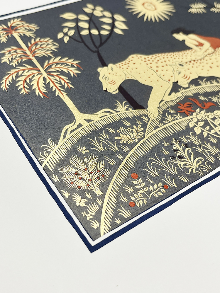 Ruth Blanke gold Screen print on metal leaf03
