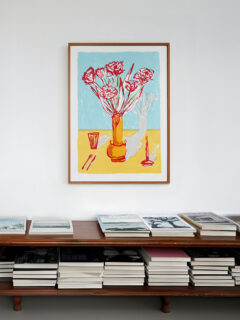 alex evens screenprint Flowers and Cutlery12