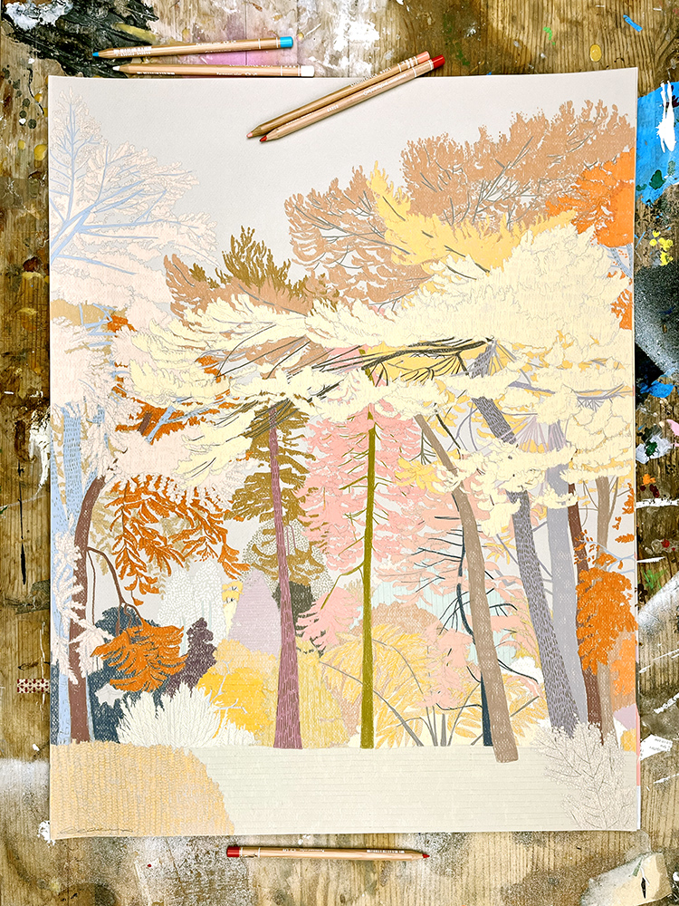clare Halifax Large Hampstead Drawing 1 Original drawing 04