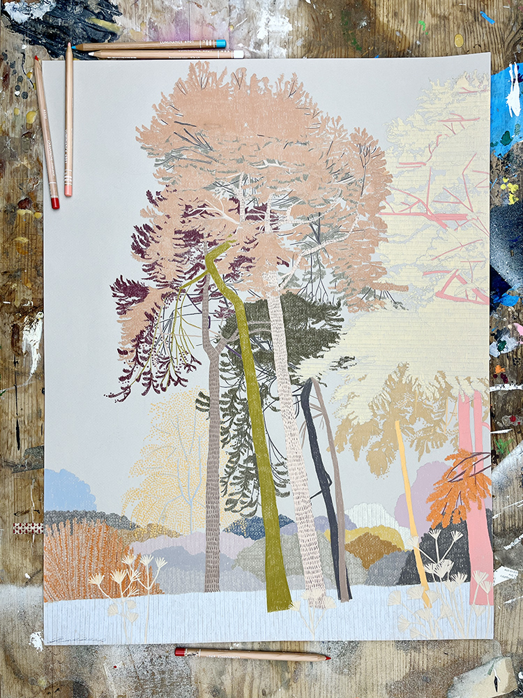 clare Halifax Large Hampstead Drawing 3 Original drawing 04