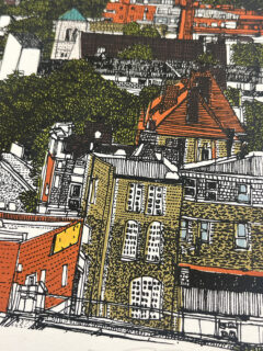 clare Halifax Living and Learning in London , Peckham Screen print 03