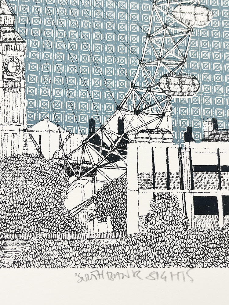 clare Halifax Southbank Sights Screen print 03