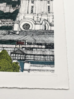 clare Halifax St Pauls , London Screen print 01