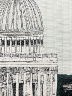 clare Halifax St Pauls , London Screen print 03