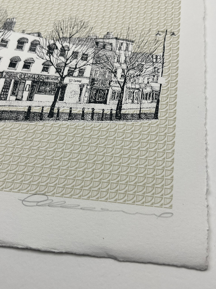 clare Halifax The Haggerston – Kingsland road Screen print 01