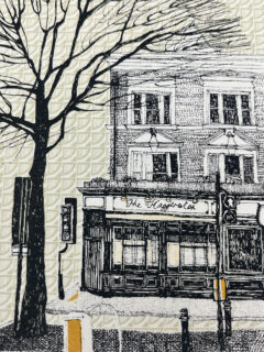 clare Halifax The Haggerston – Kingsland road Screen print 03