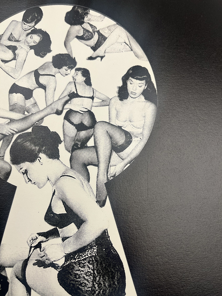 Cassandra Yap Key hole , pin-ups screen print 01