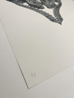 Cassandra Yap Till Death (silver) Artist Proof screen print 01