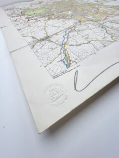 Dave BuonaguidiDublin is always a good idea original map gold leaf 02