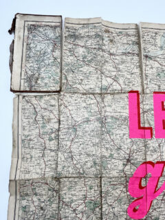 Dave BuonaguidiLets go get lost together original antique map 01