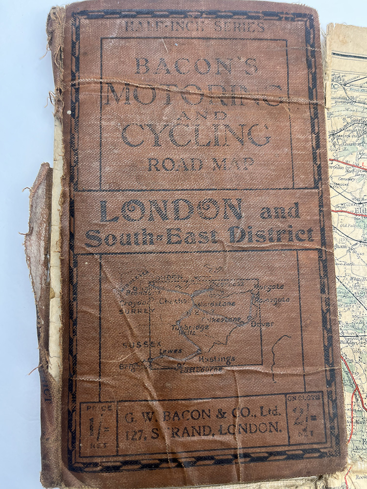Dave BuonaguidiLets go get lost together original antique map 06