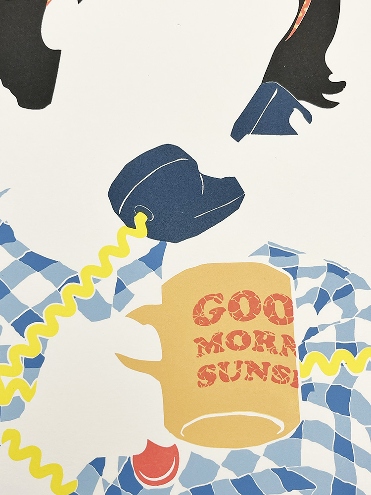 Johnathon Reiner Good Morning Tangled screen print 01
