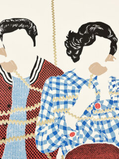 Johnathon Reiner Grease Tangled screen print 01