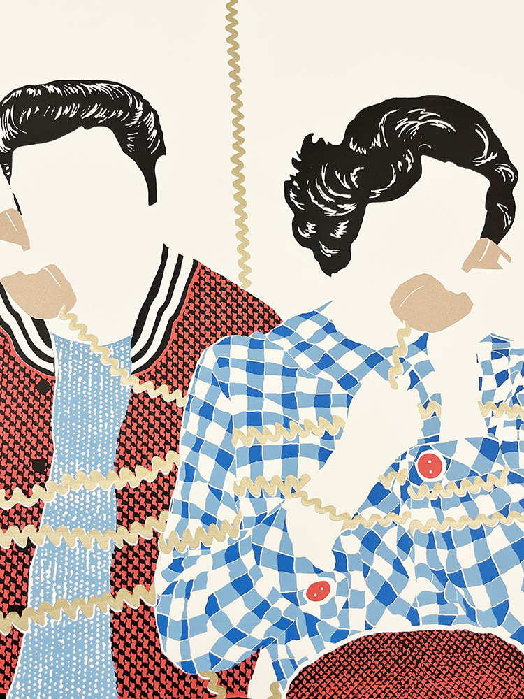 Johnathon Reiner Grease Tangled screen print 01