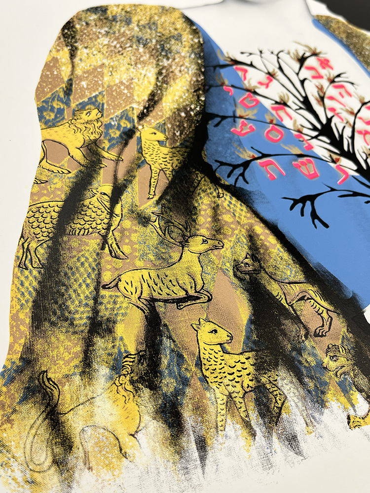 Johnathon Reiner TOTEM – lion screen print 01