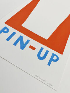 Max Machen Pin – Up Hand pulled screenprint 03