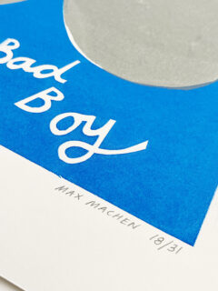 Max Machen bad boy Hand pulled screenprint 02