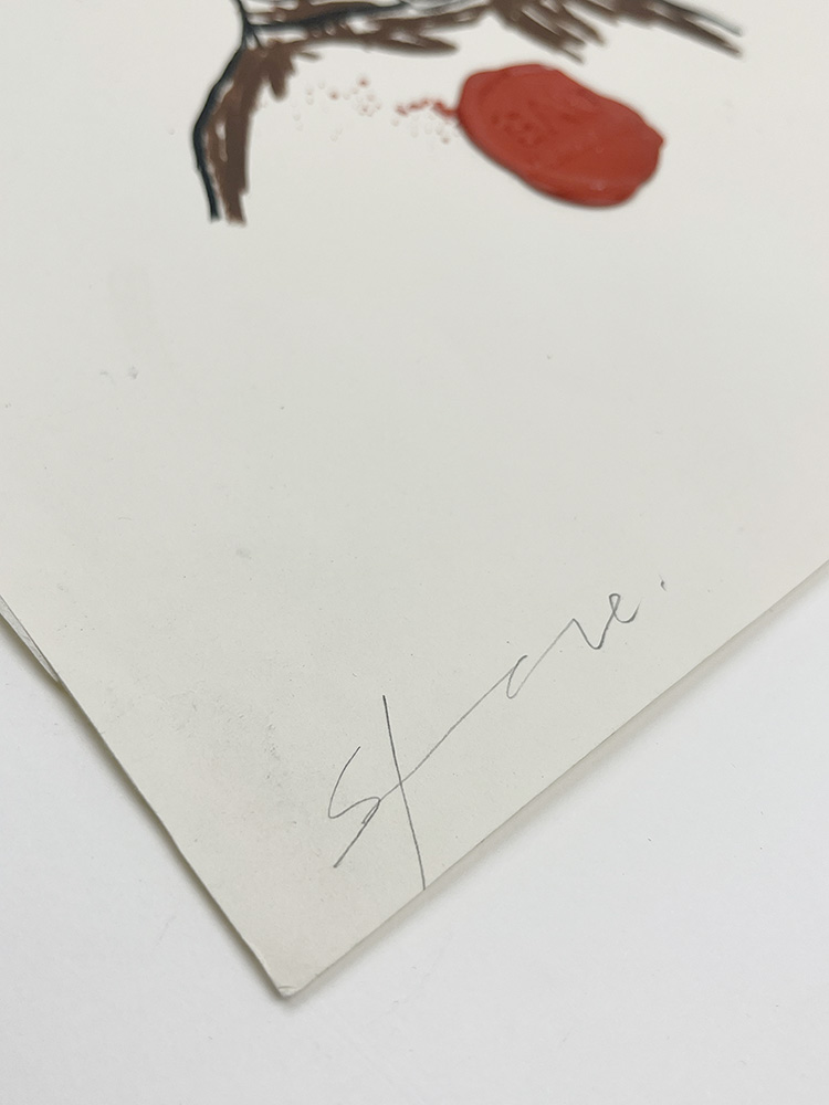 Stephen Anthony Davids Dog Original Drawing 02
