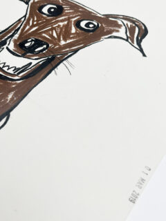 Stephen Anthony Davids Dog Original Drawing 03