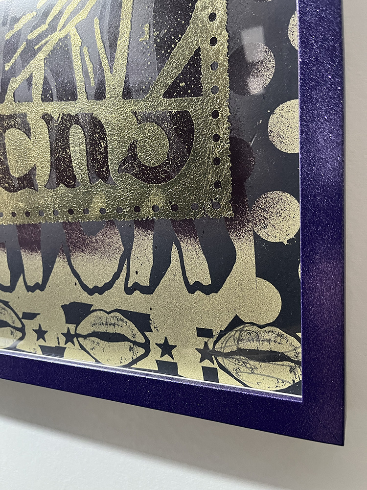 Ben Rider gold under cover lover original – Framed 01