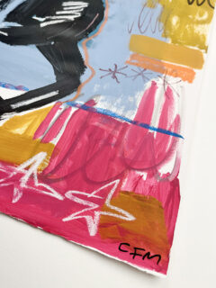 Caitlin Flood-Molyneux In the fast lane Original mixed media 03