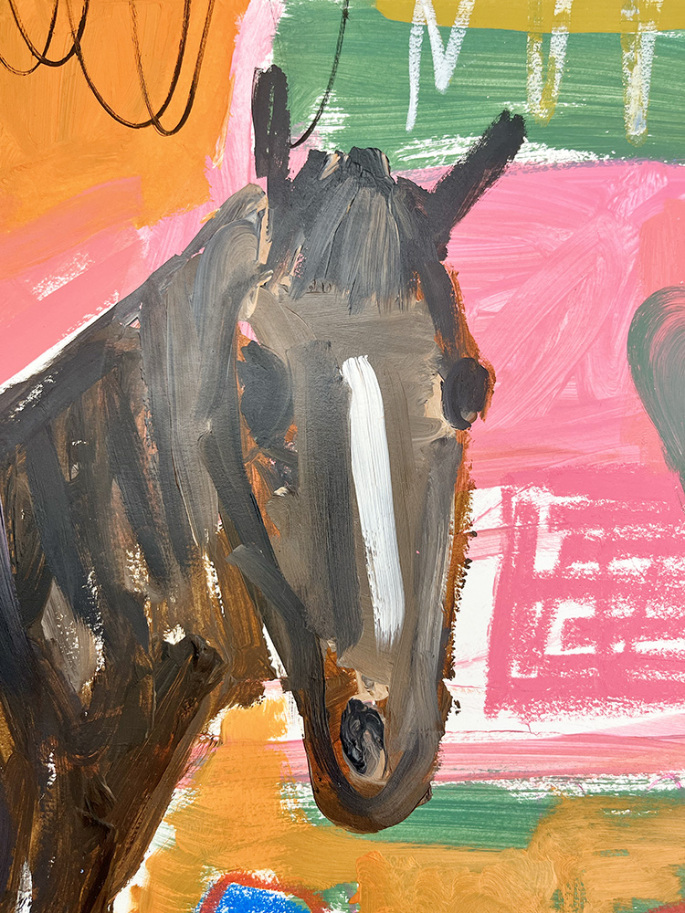 Caitlin Flood-Molyneux Wild West Original mixed media 03