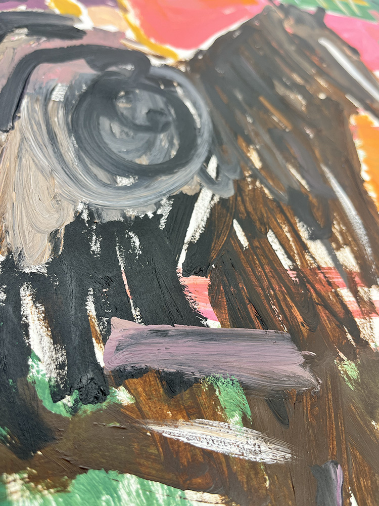 Caitlin Flood-Molyneux Wild West Original mixed media 04