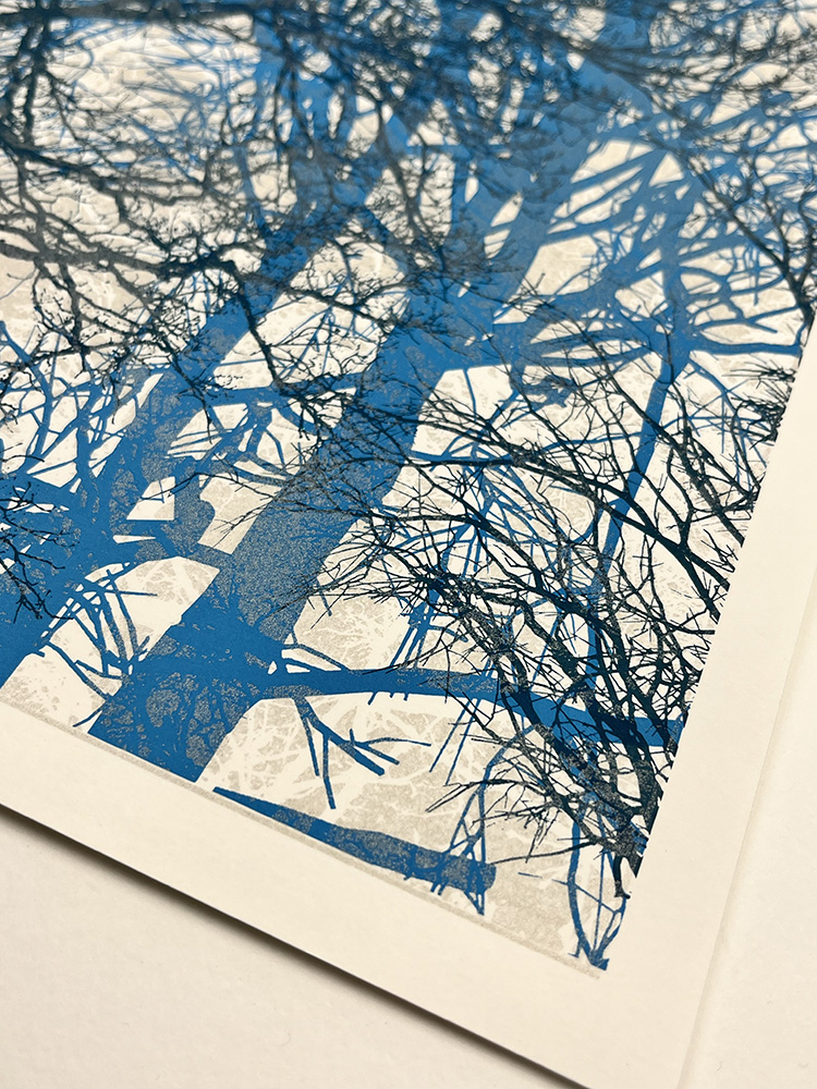 Chris Keegan silver wood screen print 03
