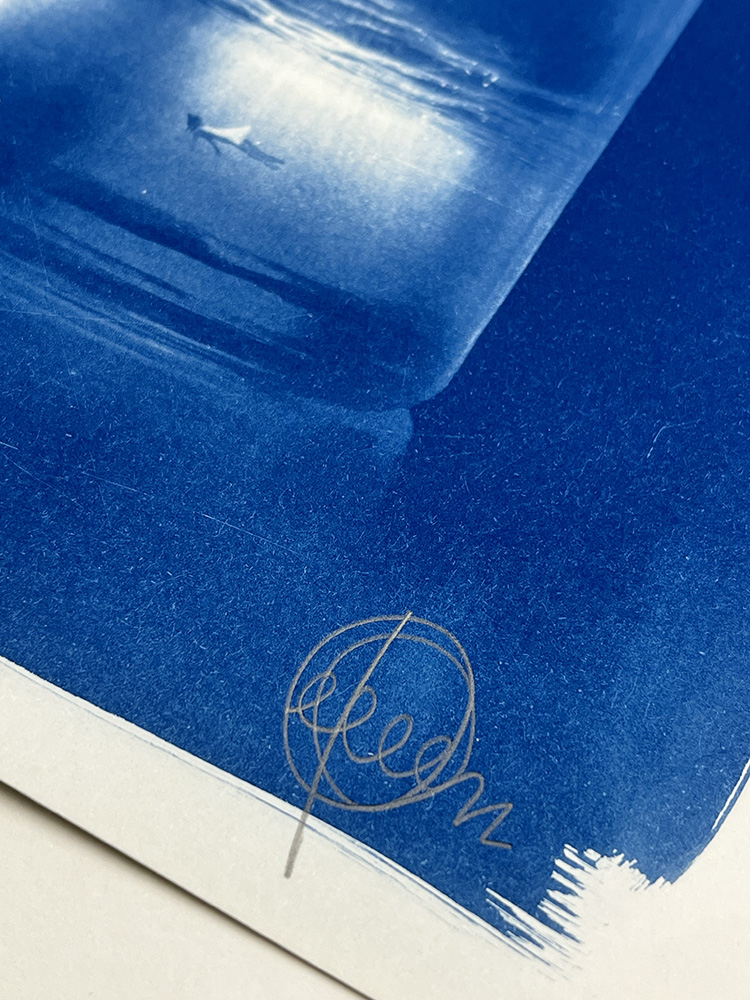 Craig Keenan Falling in a bottle – Mini cyanotype03