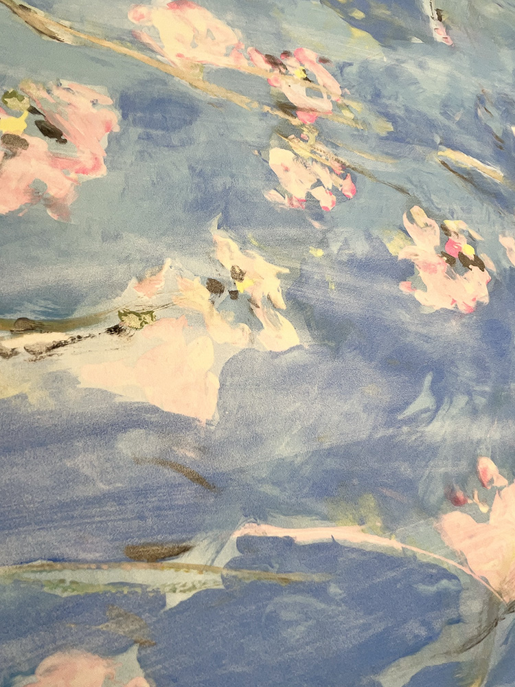 M.E. Ster-Molnar cherry blossom original monoprint 06