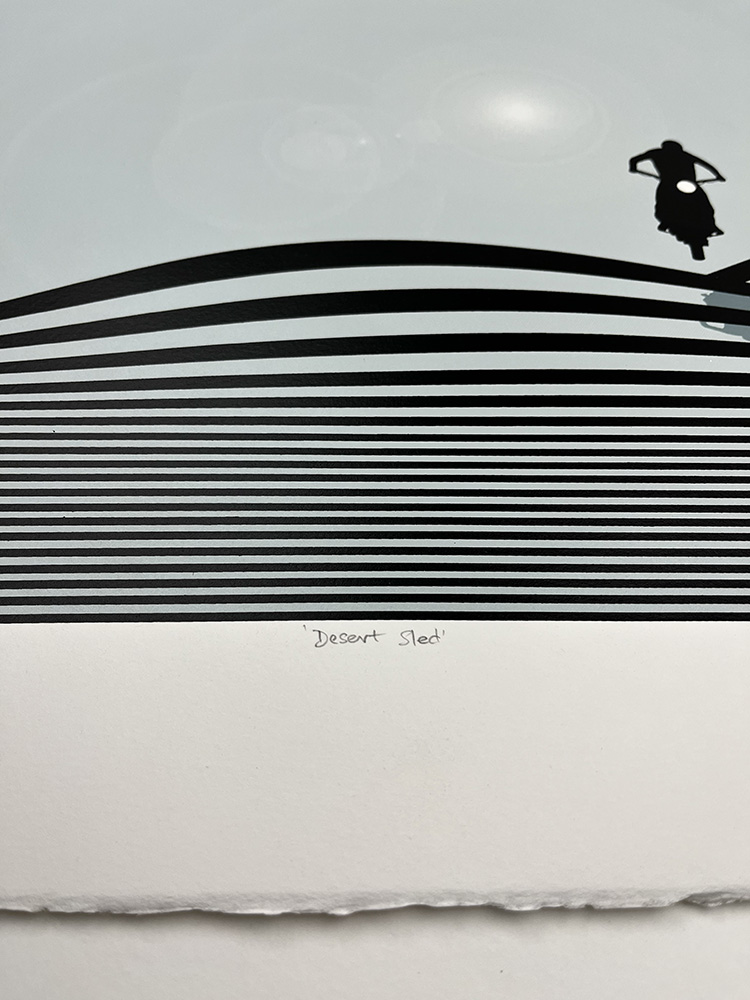 RENNIE PILGREM DESERT SLED screen print 02